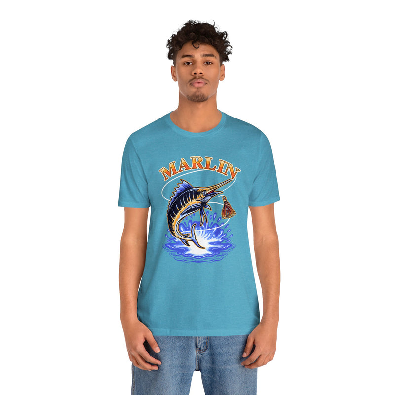Marlin graphic fish tshirt